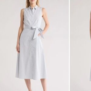 Theory Button Down Shirtdress